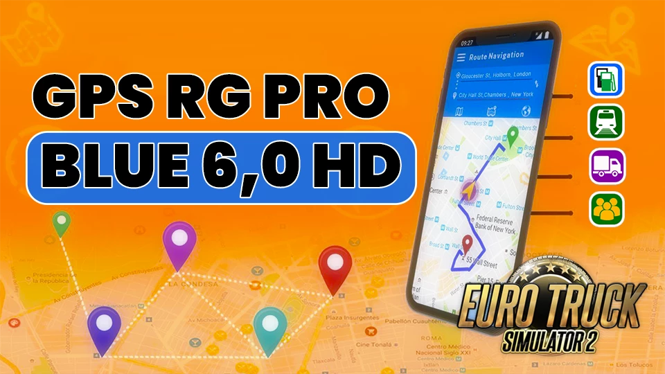 GPS RG PRO BLUE HD 6,0