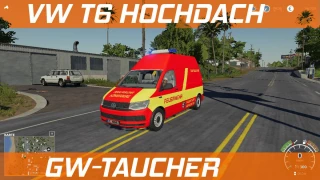 VW T6 Hochdach Feuerwehr Konigsberg v 1.0 thumbnail 2