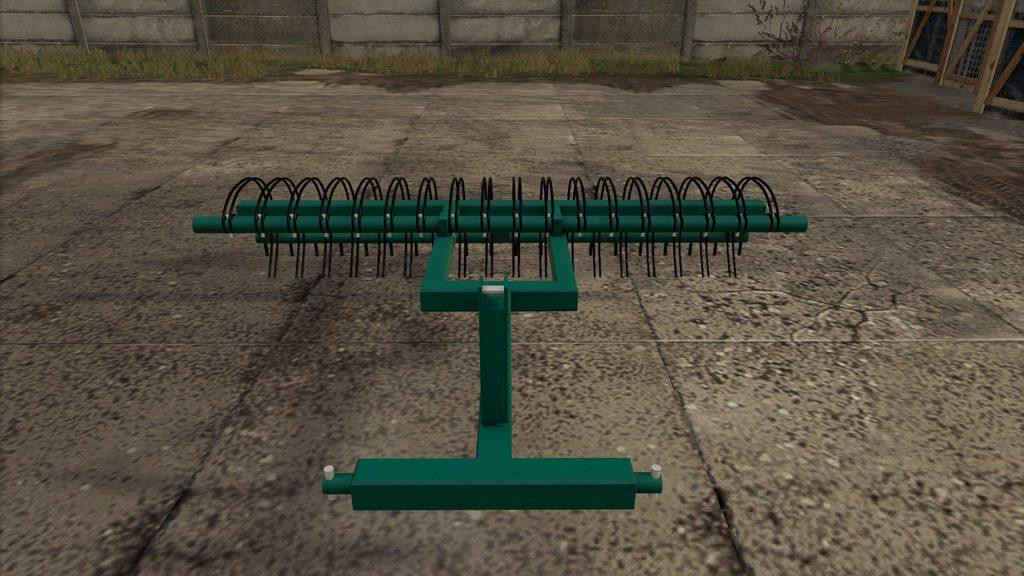 Rake mounted