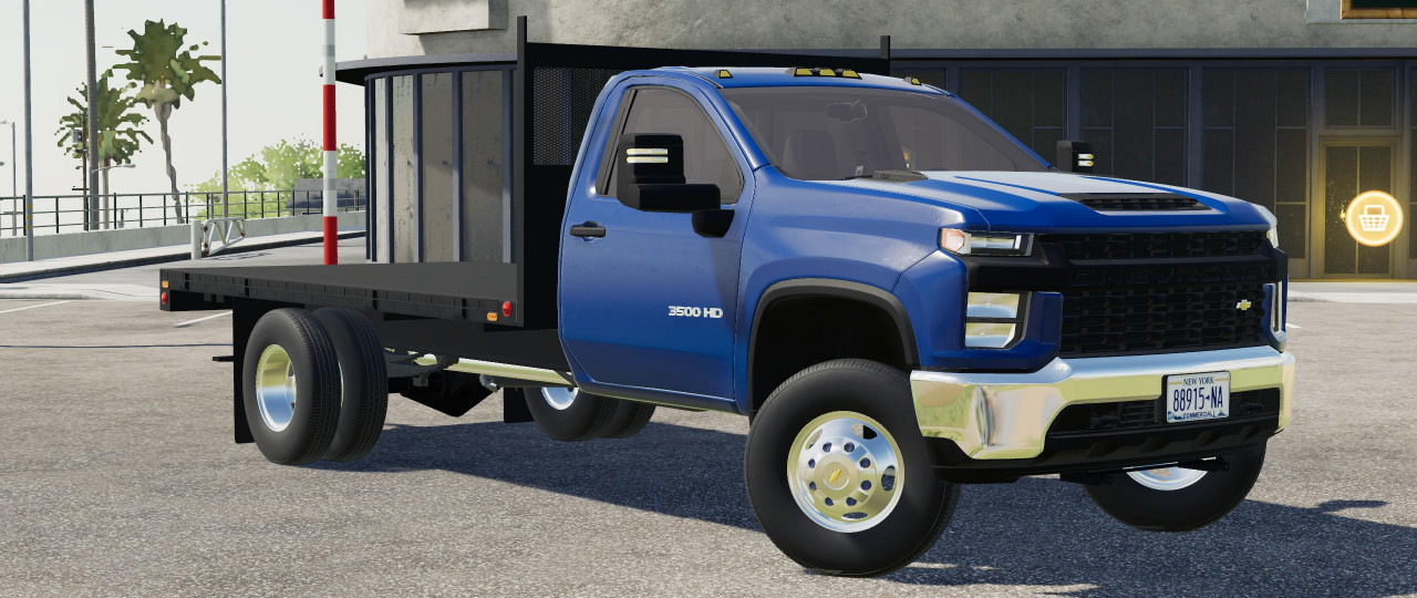 2020 Chevy 3500HD Single Cab Flatbed Truck