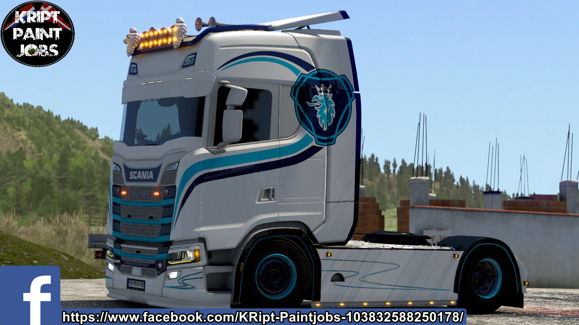 Scania S Blue Lines