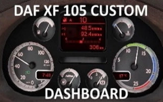 Custom dashboard for DAF XF 105 v1.2 thumbnail 3