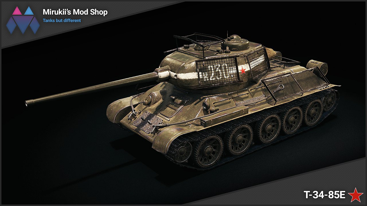 Mirukii's T-34-85E Remodel (T-34-85M Replacement)