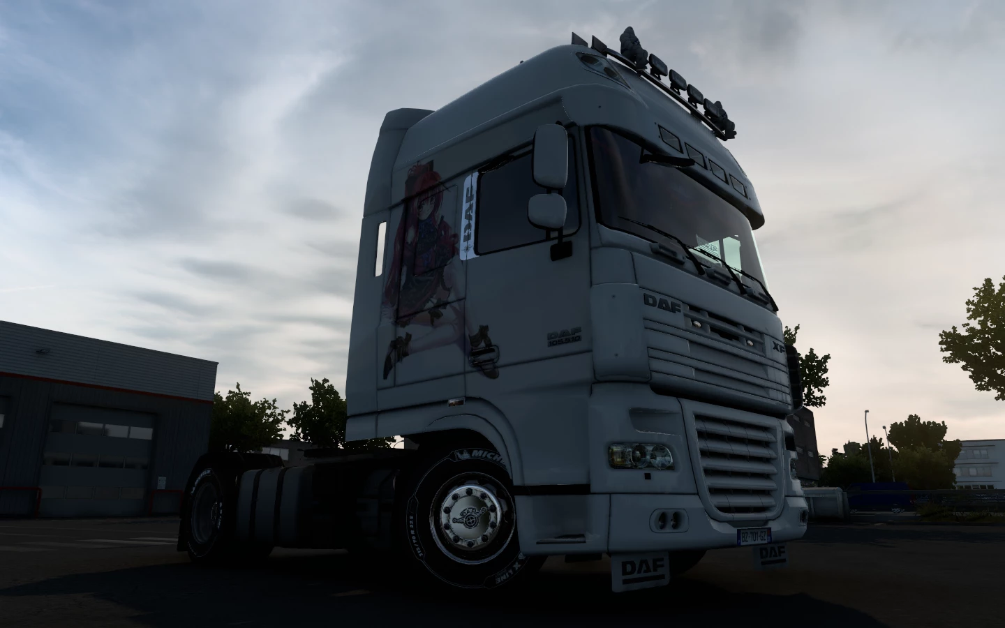 skin DAF XF 105 anime fille 1.40 - ETS 2