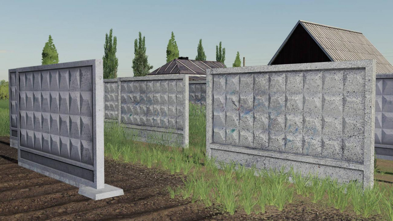Concrete fence PO-2