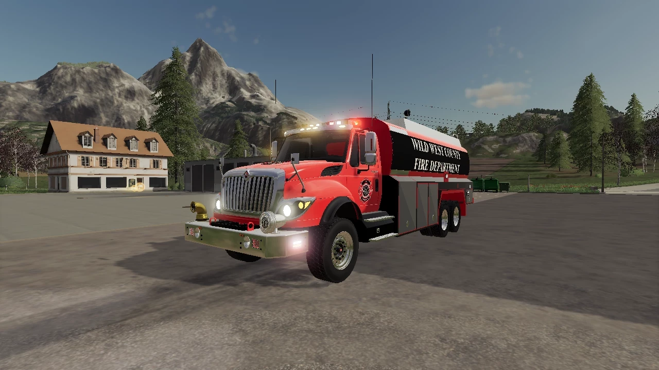 American fire truck