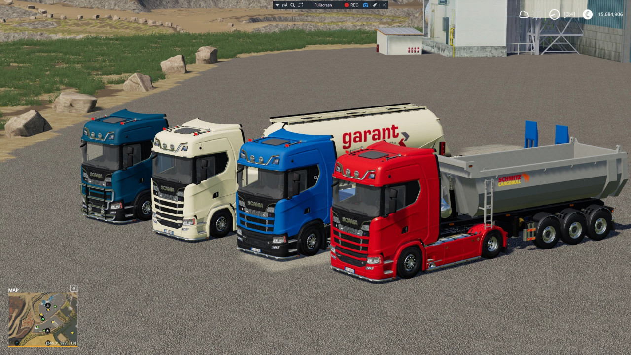 Scania S580 V 8 FSMiner's Edit
