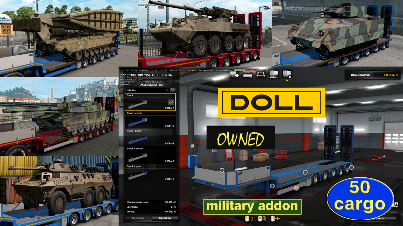 Military Addon for Ownable Trailer Doll Panther
