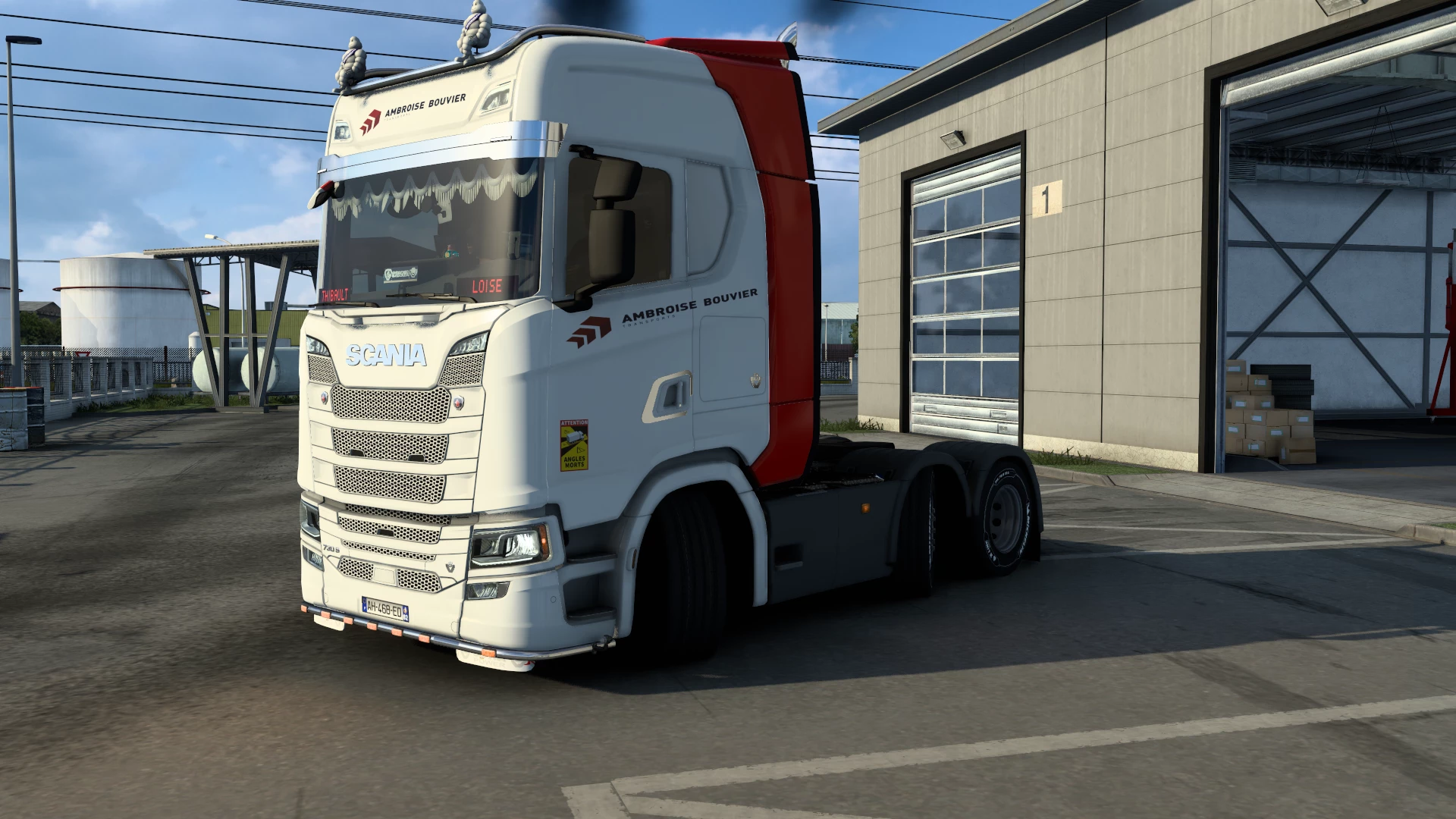 Scania de chez ambroise bouvier transports 1 - ETS 2