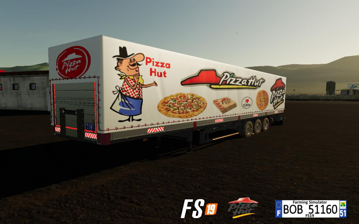 FS19 Trailer Pizza Hut By BOB51160