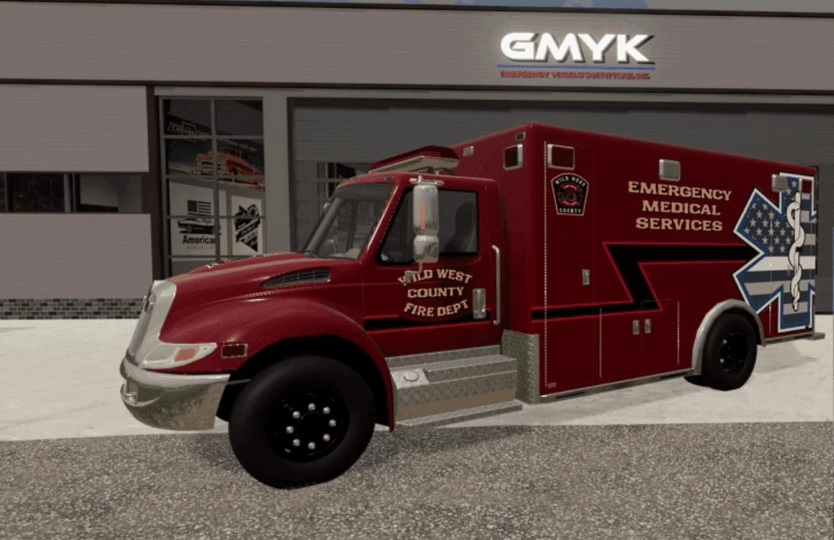 IH Durastar Ambulance v 1.0