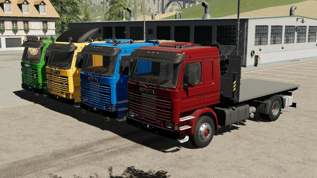 Scania 113H SideDoors + Crane