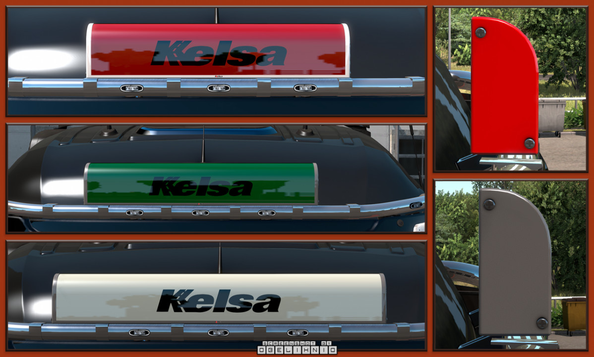 Kelsa LED illuminated nameboards