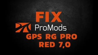GPS RG PRO RED Promods FIX 7,0