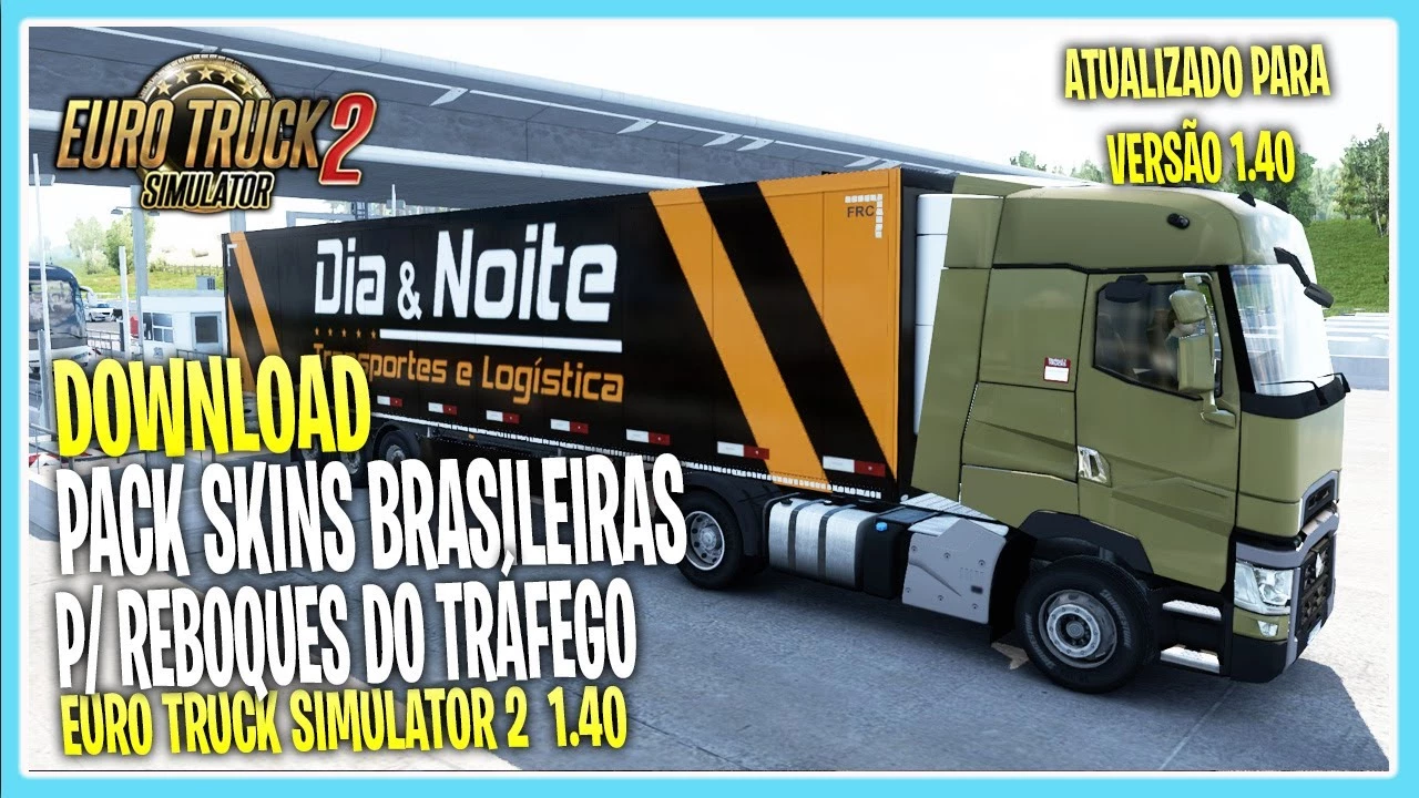 Mod de Caminhão e Reboques Para o Euro Truck Simulator 2