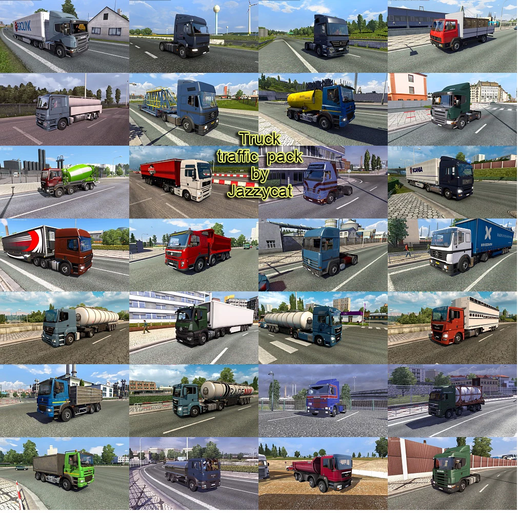 Truck Traffic Pack by Jazzycat 9.1.19