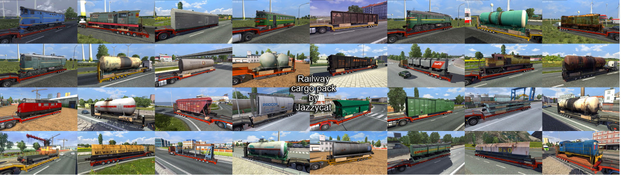 Railway Cargo Pack by Jazzycat