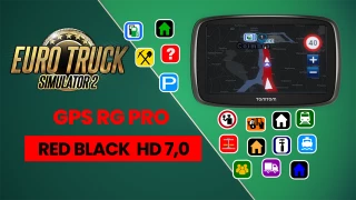 GPS RG PRO RED BLACK HD 7,1 thumbnail 2