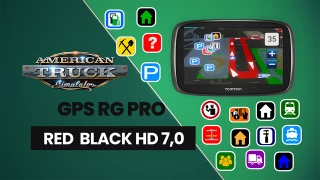GPS RG PRO RED BLACK HD 7,1 thumbnail 2
