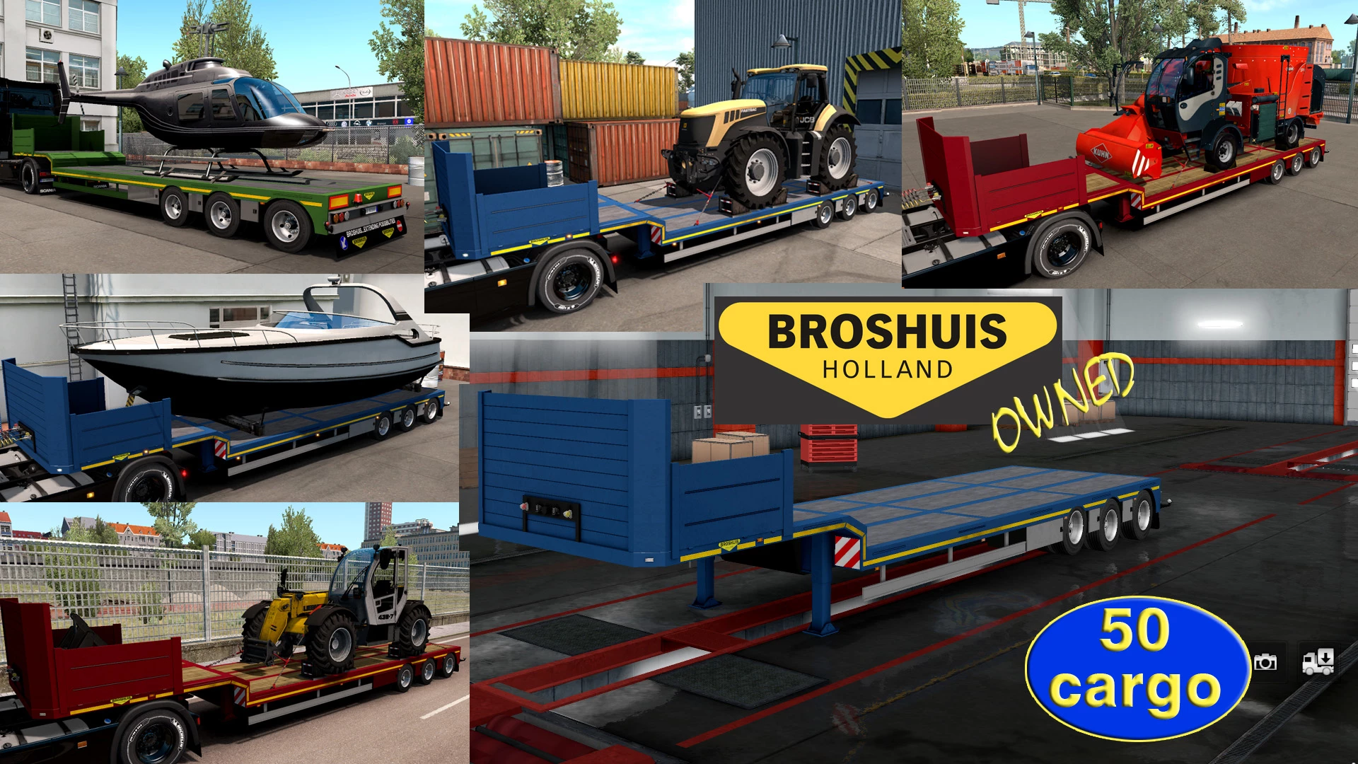 Ownable overweight trailer Broshuis 1.2.16