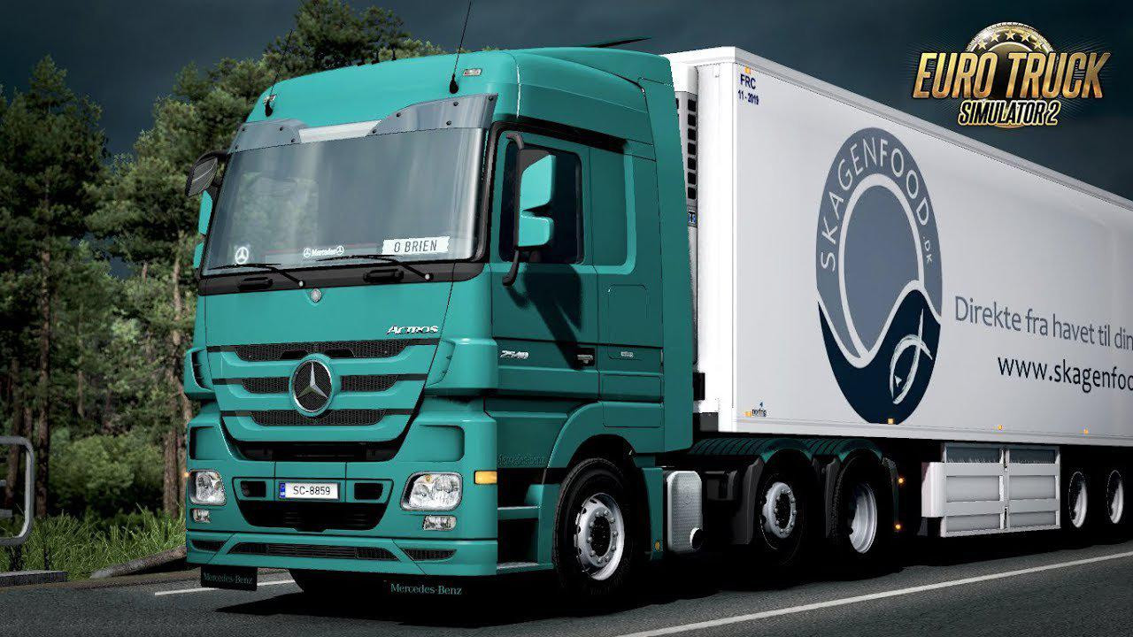Mercedes Actros Open Pipe Sound Reworked
