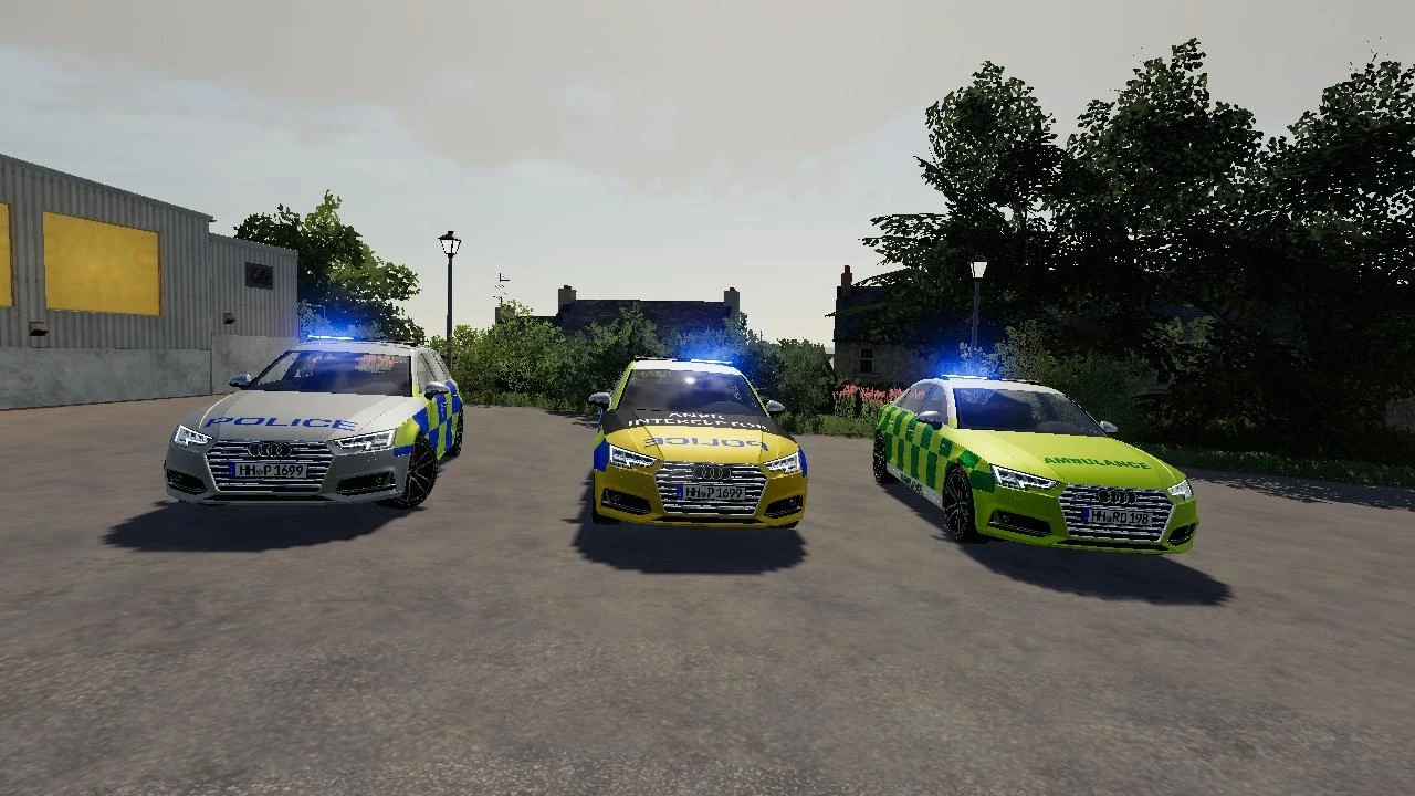 AUDI S4 UK EMERGENCY VEHCILES PACK v 1.0