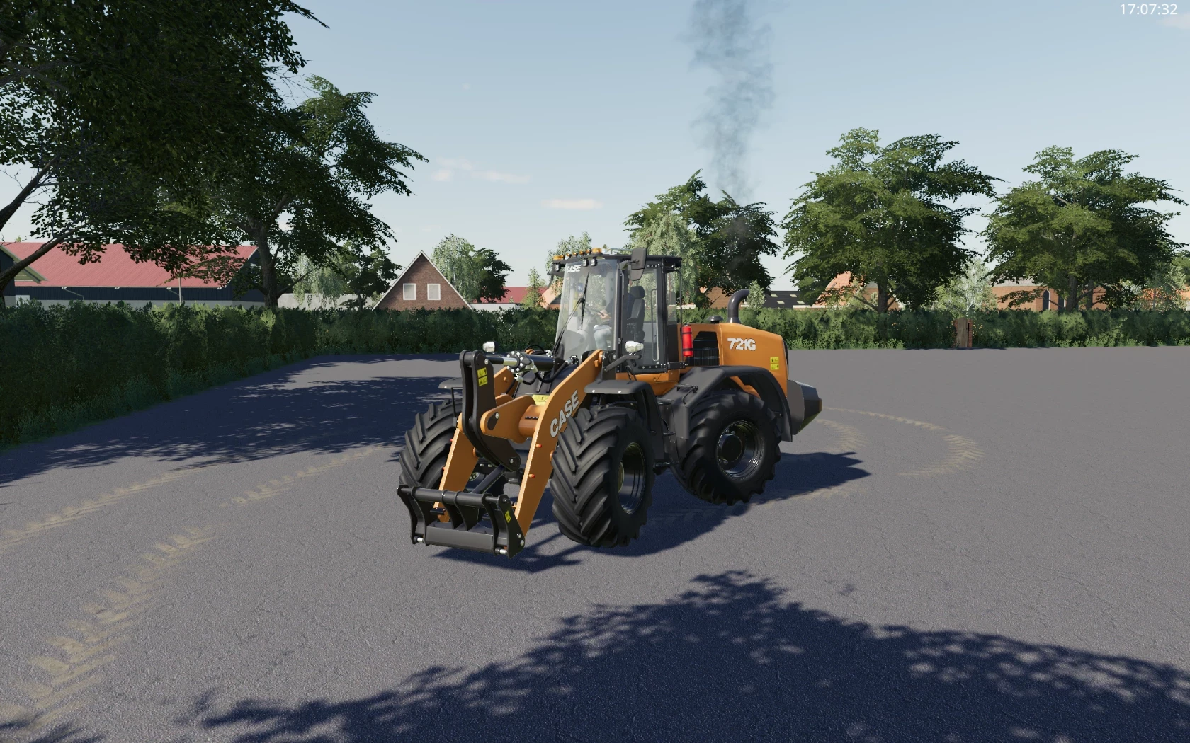Case 721g edit met rook