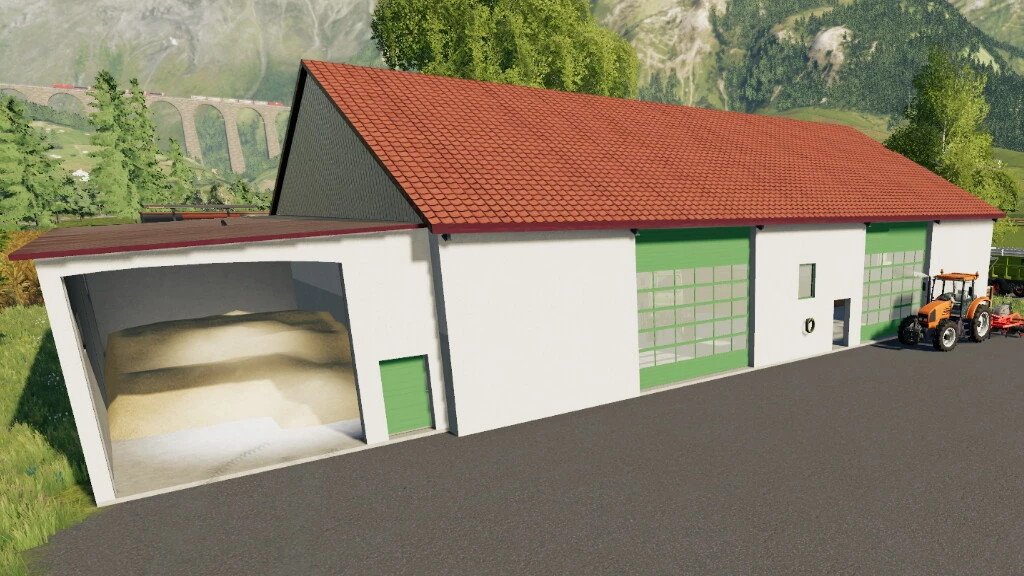 Modern Garage With Annex