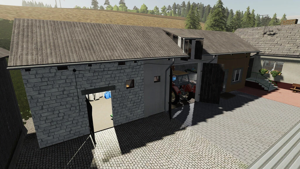 Outbuilding With Garage