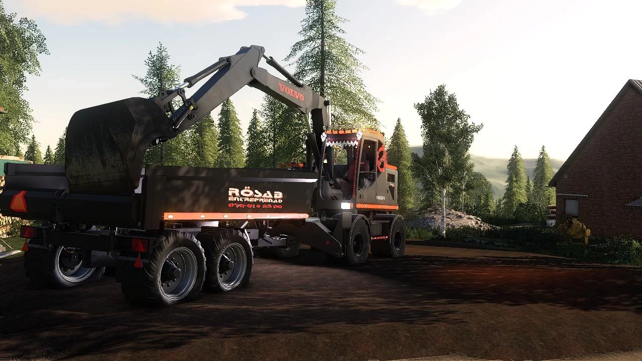 Rösab Volvo ew160 excavator v 1.0