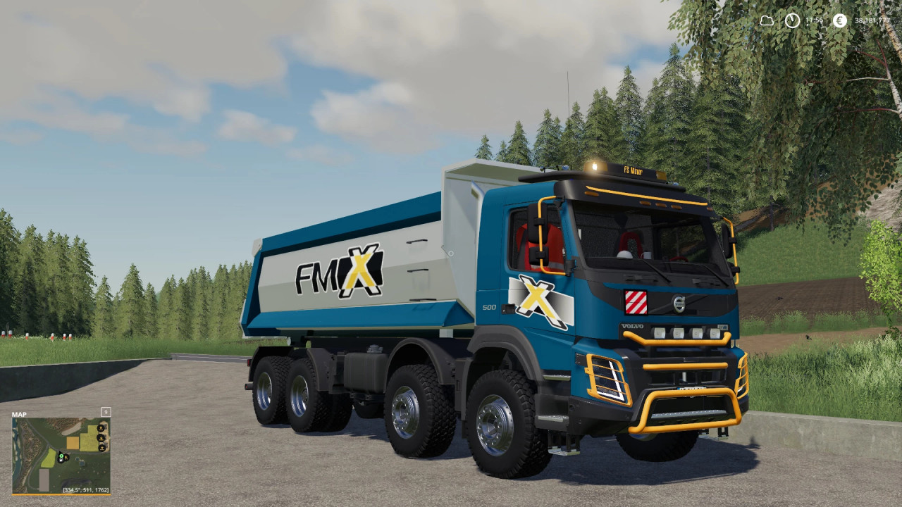 Volvo FMX 8X4 Hardox Tipper FS Miner&#039;s Edit