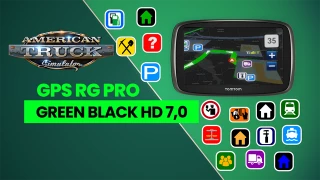 GPS RG PRO GREEN BLACK HD 7,0 thumbnail 2
