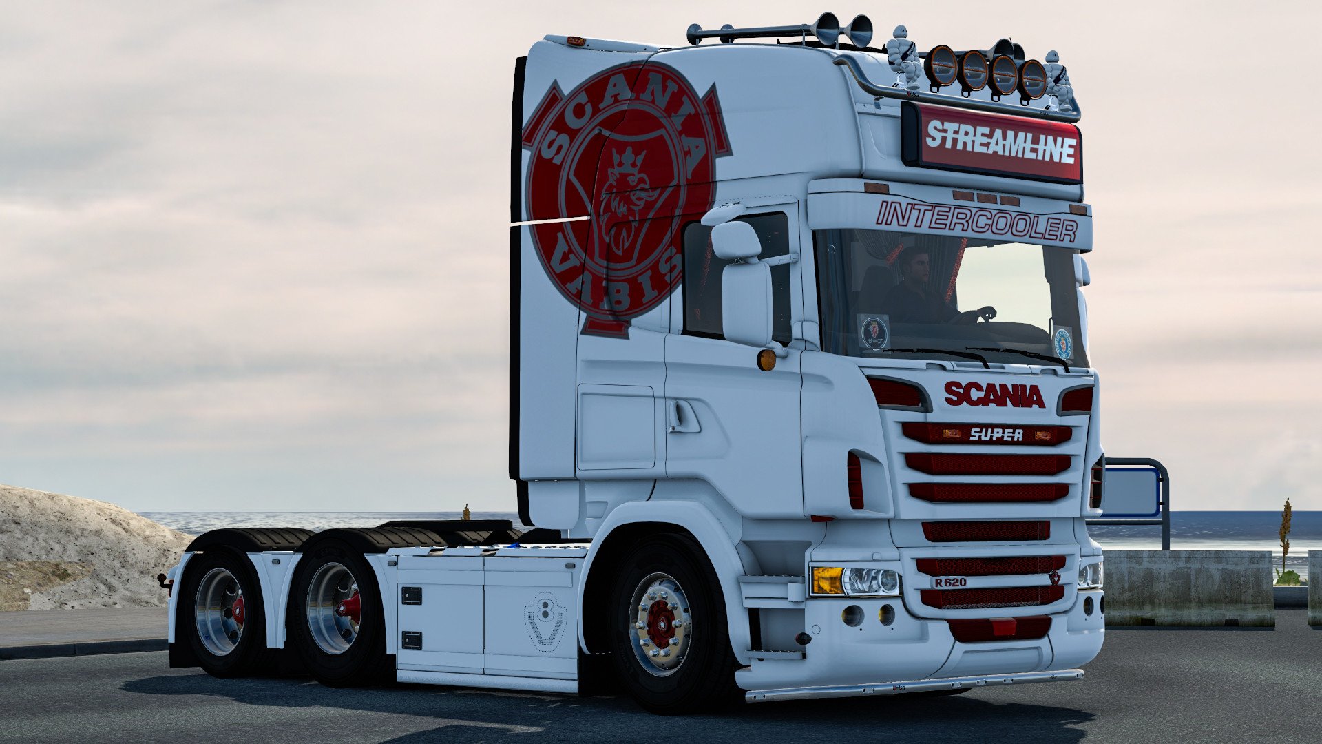 WFTruckstyling Ed Hayes style skin for the Scania mod by fred 1.40 - ETS 2