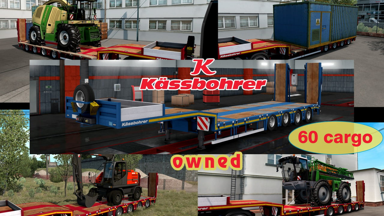 Ownable overweight trailer Kassbohrer LB4E