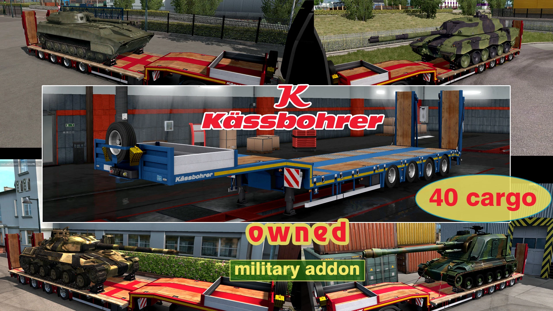 Military Addon for Ownable Trailer Kassbohrer LB4E 1.1.17
