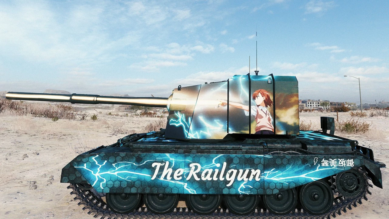 FV 4005 Stage II Skin: "The Railgun - Misaka Mikoto"