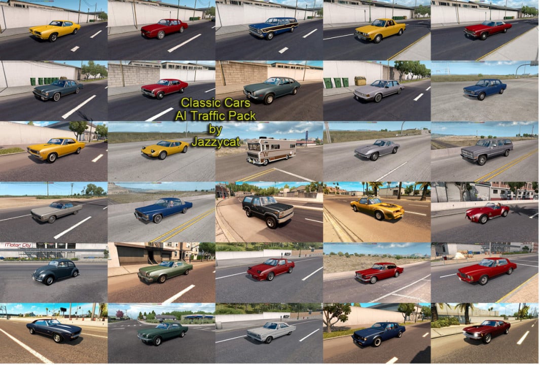 Classic Cars AI Traffic Pack