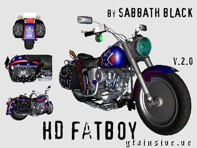 Harley Davidson FLSTF v 2.0 + Bonus