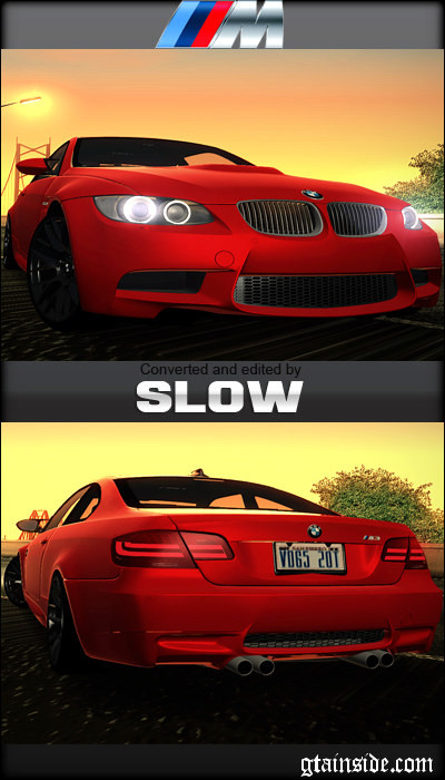 2011 BMW M3 Slow
