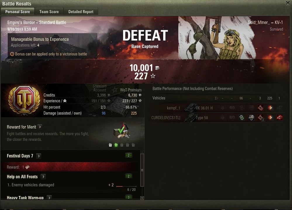 Wargaming Pin Up Girls Battle Results ++
