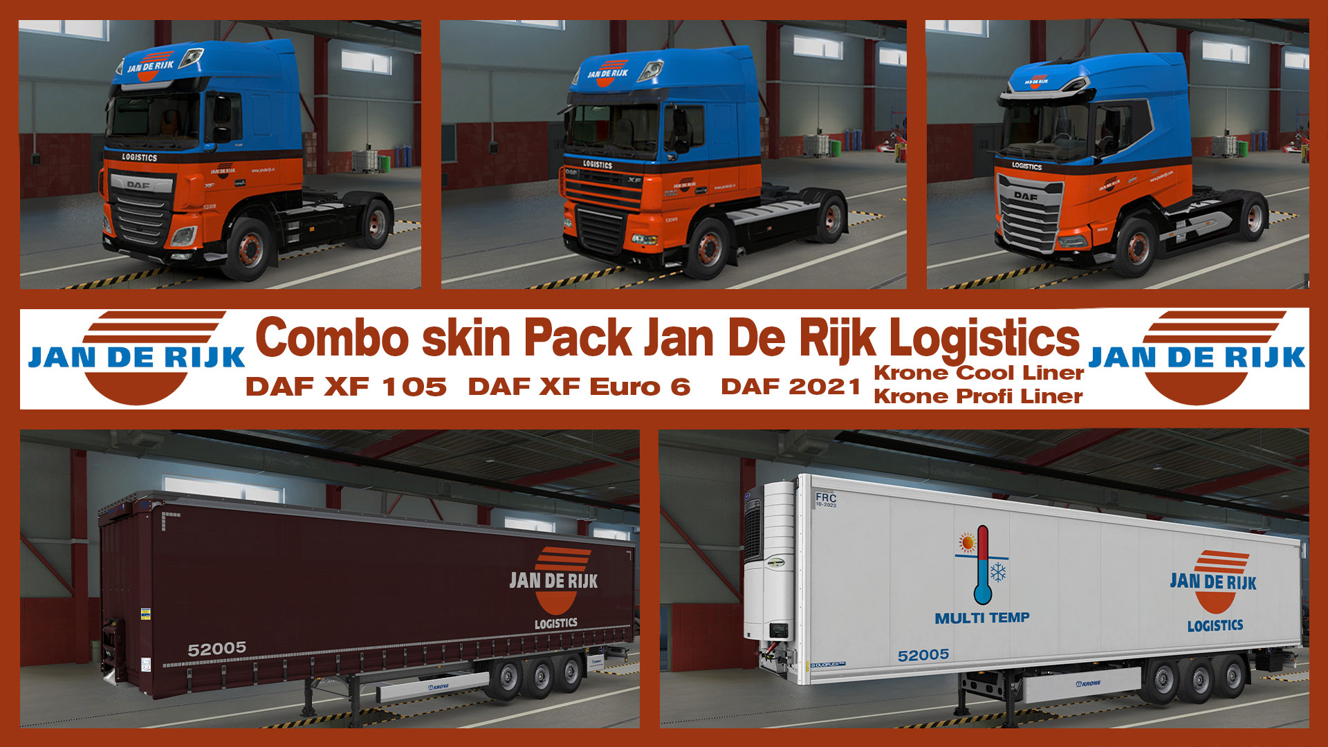 Combo skin Pack Jan De Rijk Logistics