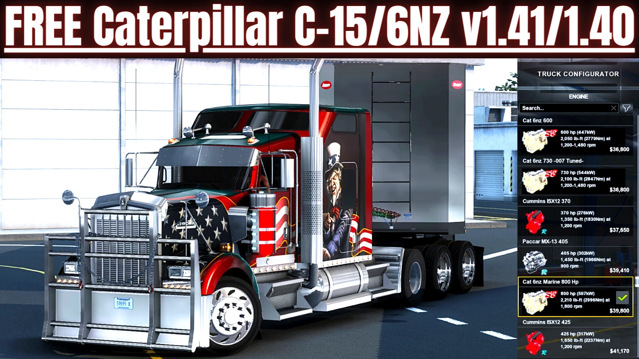 SISU R-C 2009 FOR ATS V1.44 mod for American Truck Simulator at