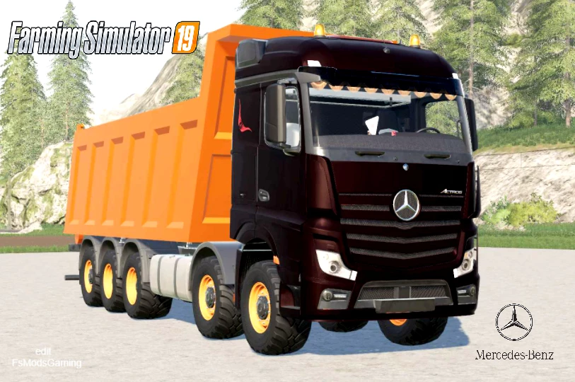 Mercedes-Benz Actros (MP4) 10x10 Tipper 1.0.0.0
