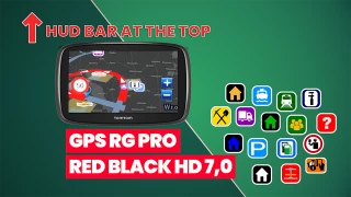 GPS RG PRO RED BLACK HG 7,0 thumbnail 2