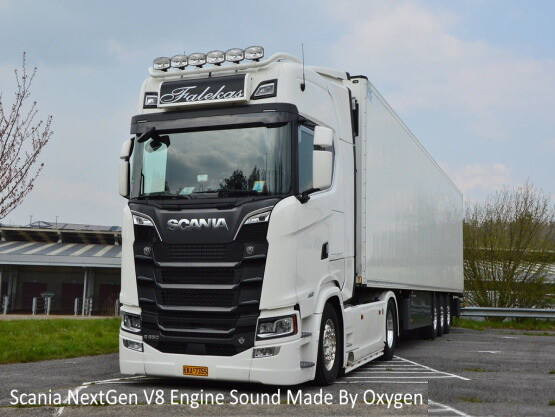 Scania NextGen V8 Engine Sound
