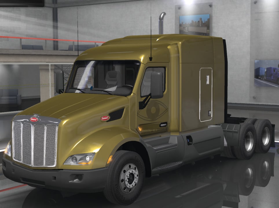 Pure Gold Vision Skins - Peterbilt 579