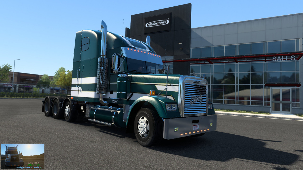 Freightliner Classic XL V3.0 (BSA personal) for ATS v1.40 or higher