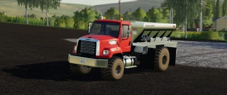 Freightliner 108SD with New Leader L4330G4 Lime / Fertilizer Spreader v 1.0 thumbnail 10