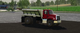 Freightliner 108SD with New Leader L4330G4 Lime / Fertilizer Spreader v 1.0 thumbnail 6