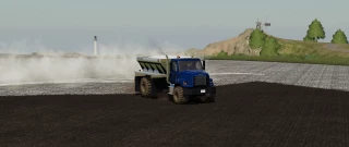 Freightliner 108SD with New Leader L4330G4 Lime / Fertilizer Spreader v 1.0 thumbnail 4